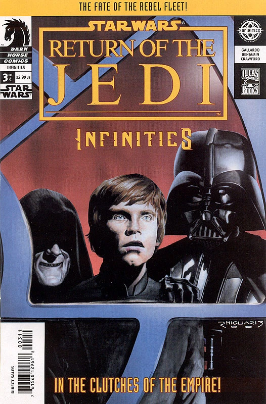 Обложка выпуска #3 Star Wars Infinities: Return of the Jedi 3, 3 мар 2004.