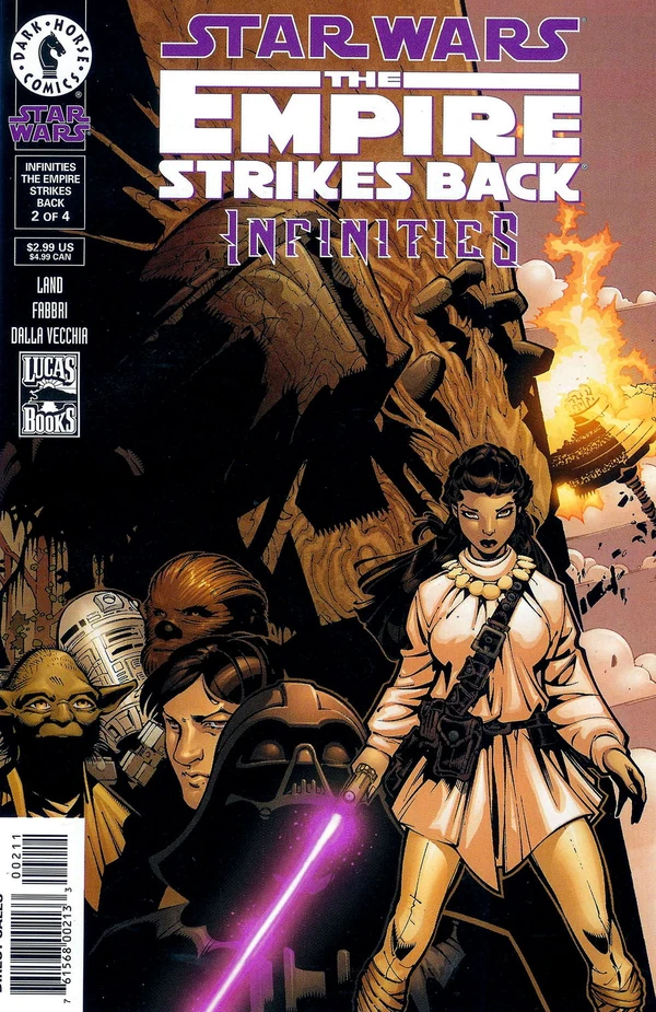 Обложка выпуска #2 Star Wars Infinities: The Empire Strikes Back 2, 28 авг 2002.