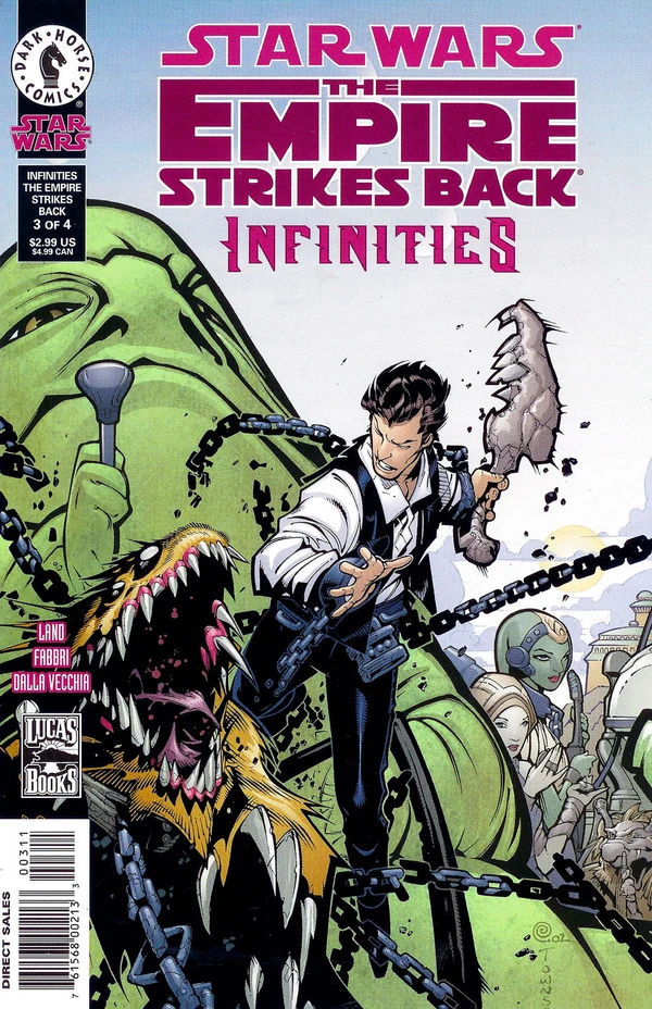 Обложка выпуска #3 Star Wars Infinities: The Empire Strikes Back 3, 23 окт 2002.