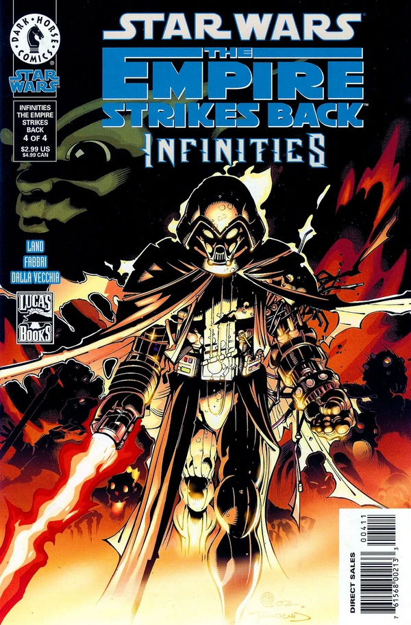 Обложка выпуска #4 Star Wars Infinities: The Empire Strikes Back 4, 20 ноя 2002.