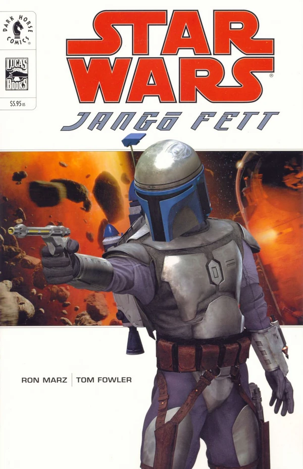 Обложка комикса Джанго Фетт (Star Wars: Jango Fett).