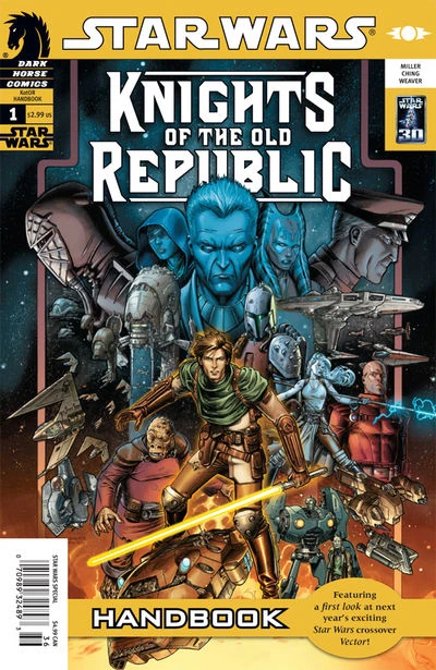 Обложка выпуска «Knights of the Old Republic Handbook», 7 ноя 2007.