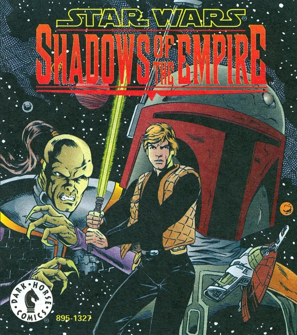 Обложка выпуска #1 Shadows of the Empire Ertl minicomic, янв 1996.