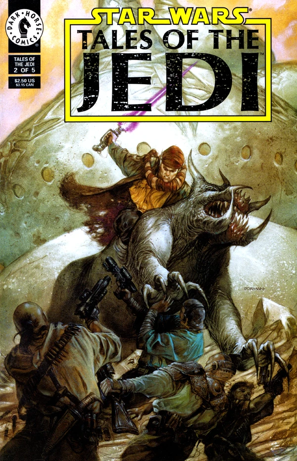 Обложка выпуска #2 Tales of the Jedi 2, 16 ноя 1993.
