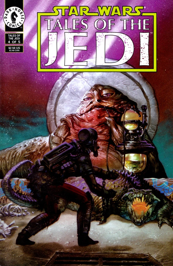 Обложка выпуска #4 Tales of the Jedi 4, 18 янв 1994.
