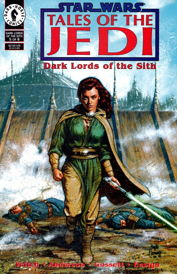 Обложка выпуска #5 Tales of the Jedi – Dark Lords of the Sith 5, 14 фев 1995.