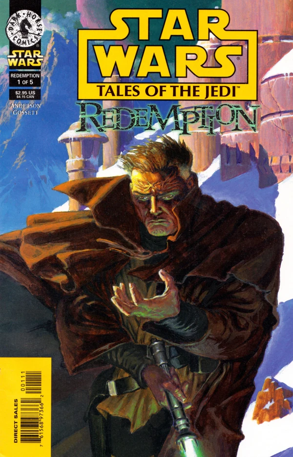 Обложка выпуска #1 Tales of the Jedi – Redemption 1, 22 июл 1998.