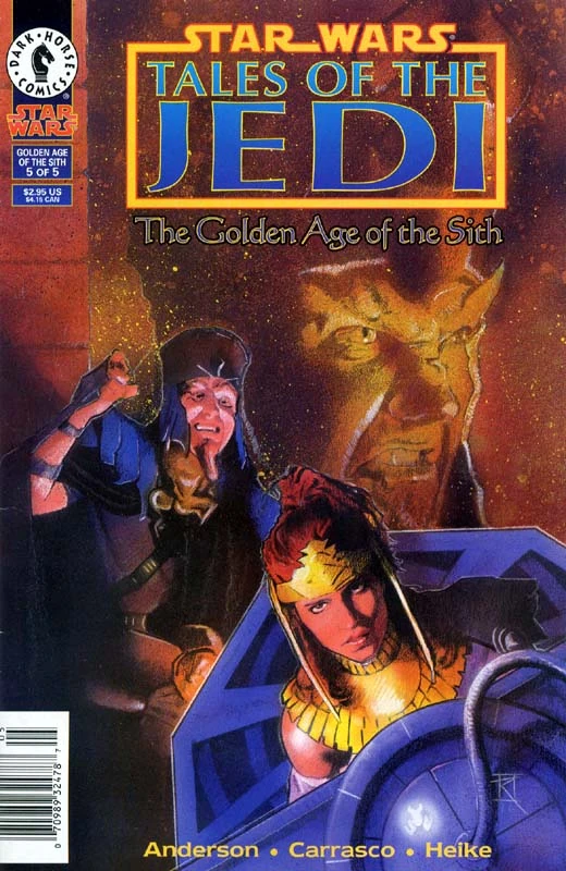 Обложка выпуска #5 Tales of the Jedi – The Golden Age of the Sith 5, 12 фев 1997.