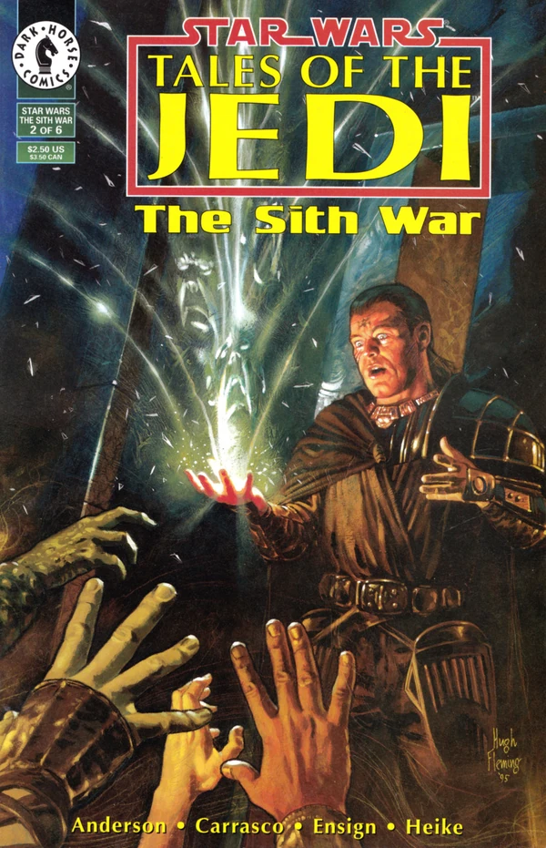 Обложка выпуска #2 Tales of the Jedi – The Sith War 2, 19 сен 1995.