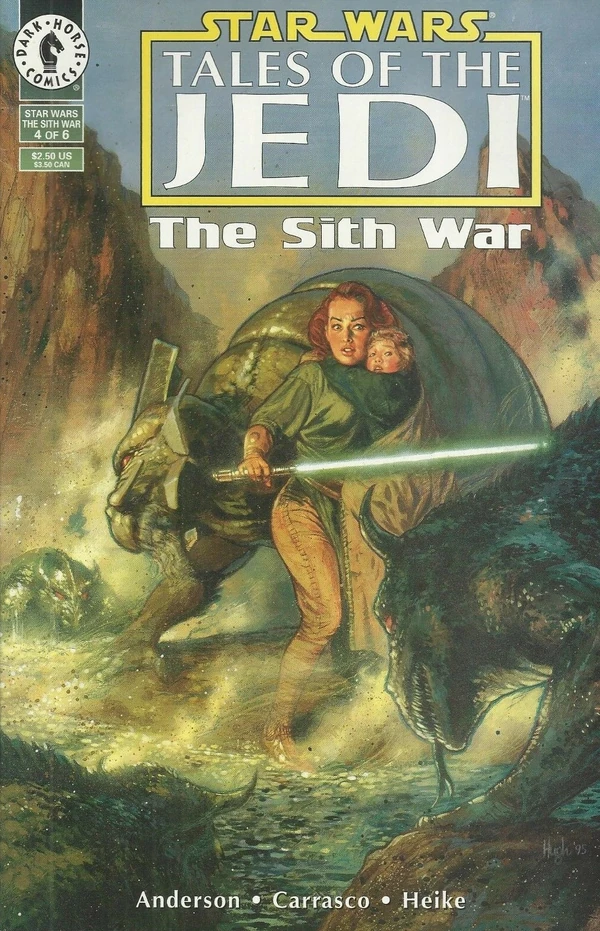 Обложка выпуска #4 Tales of the Jedi – The Sith War 4, 1 ноя 1995.