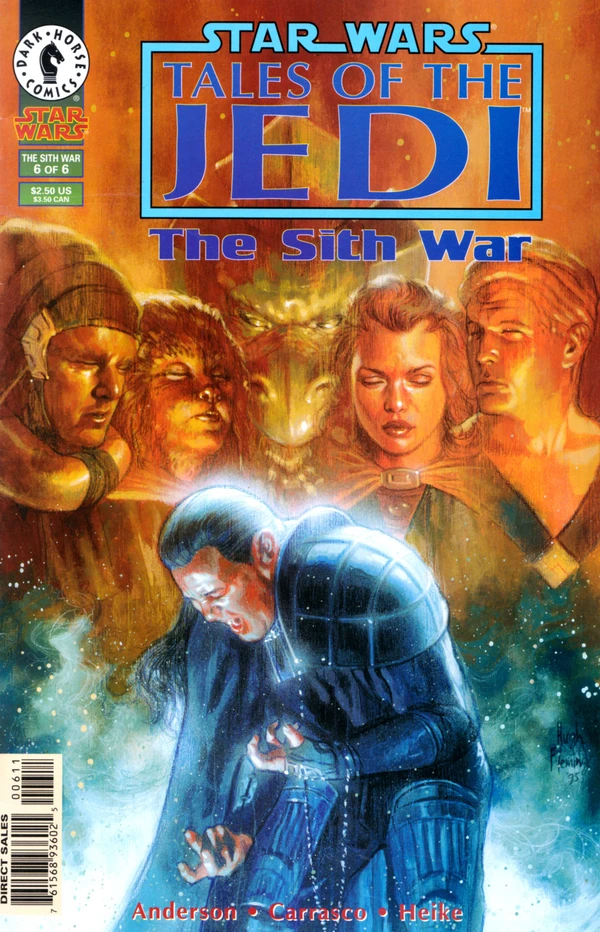 Обложка выпуска #6 Tales of the Jedi – The Sith War 6, 16 янв 1996.