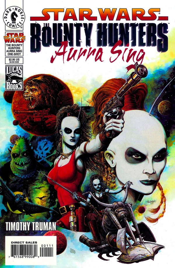 Обложка выпуска «The Bounty Hunters: Aurra Sing», 11 авг 1999.