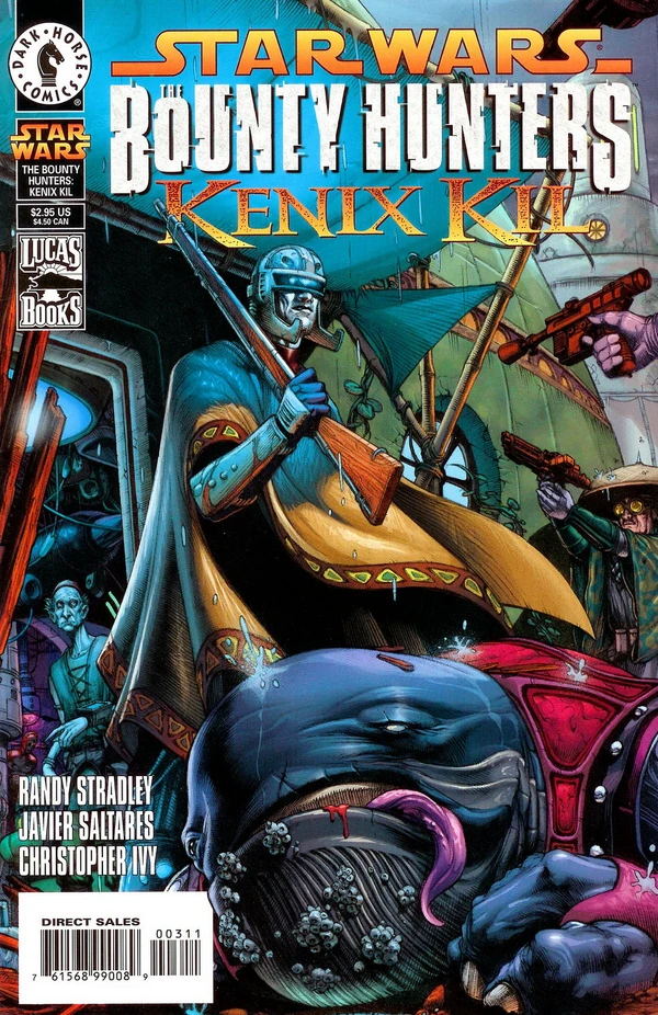 Обложка выпуска «The Bounty Hunters: Kenix Kil», 13 окт 1999.