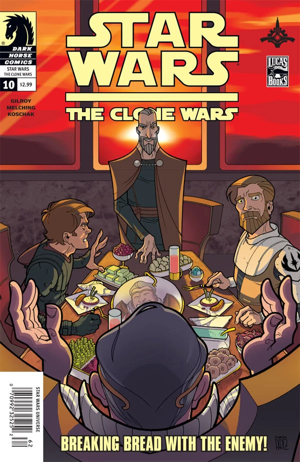Обложка выпуска #10 The Clone Wars 10, 11 ноя 2009.