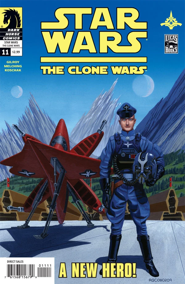 Обложка выпуска #11 The Clone Wars 11, 9 дек 2009.