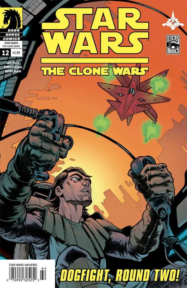 Обложка выпуска #12 The Clone Wars 12, 6 янв 2010.