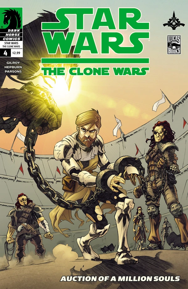 Обложка выпуска #4 The Clone Wars 4, 11 фев 2009.