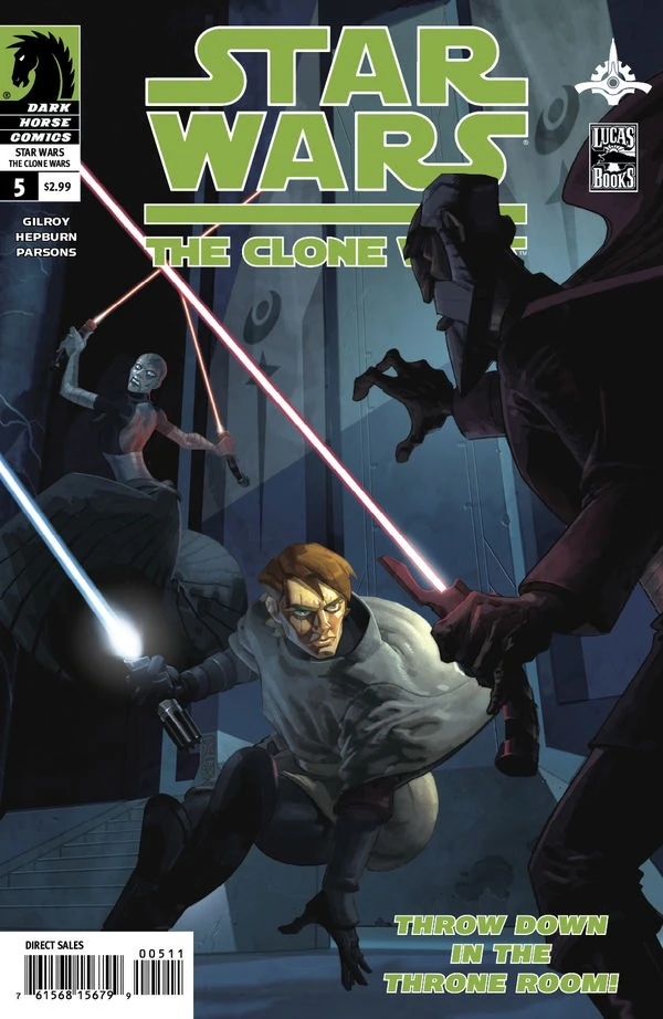 Обложка выпуска #5 The Clone Wars 5, 15 апр 2009.
