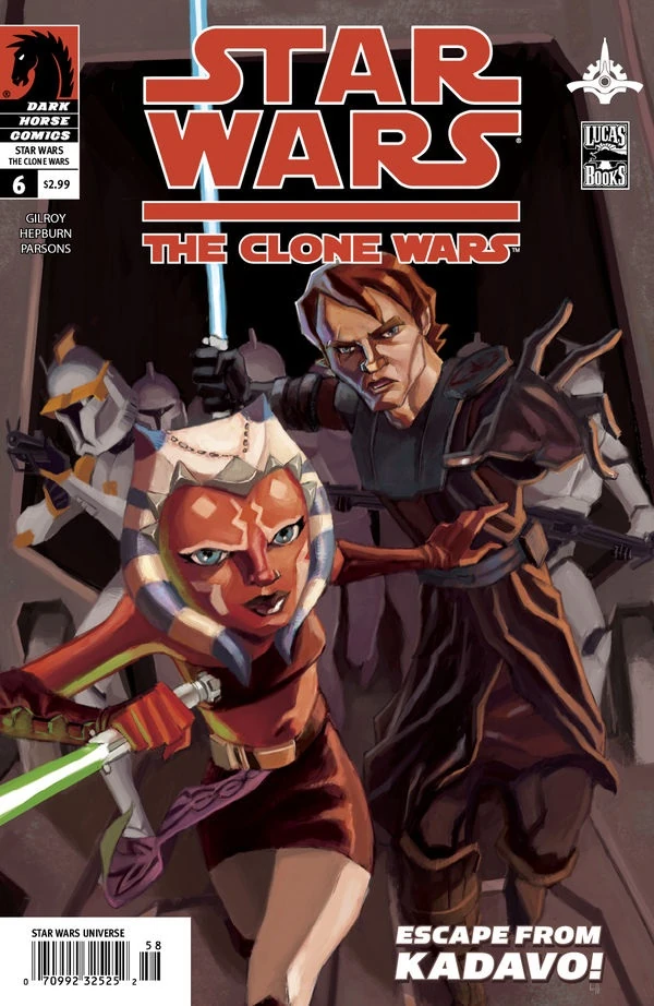 Обложка выпуска #6 The Clone Wars 6, 13 май 2009.