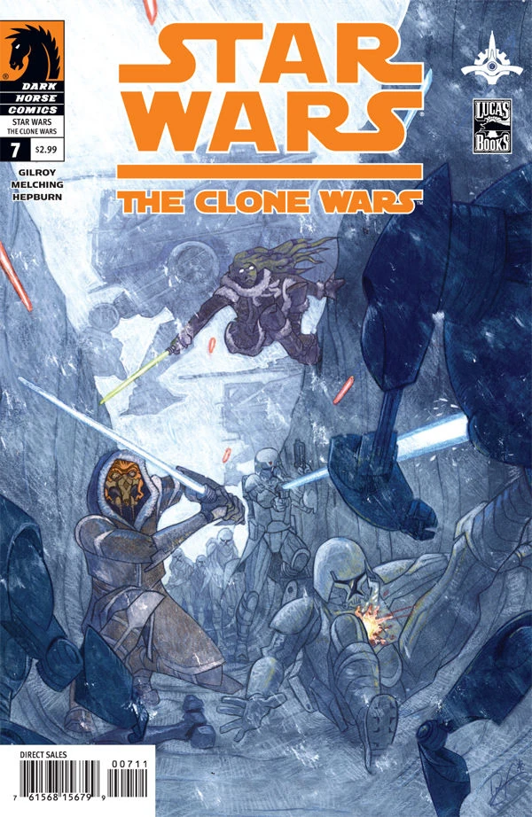 Обложка выпуска #7 The Clone Wars 7, 15 июл 2009.