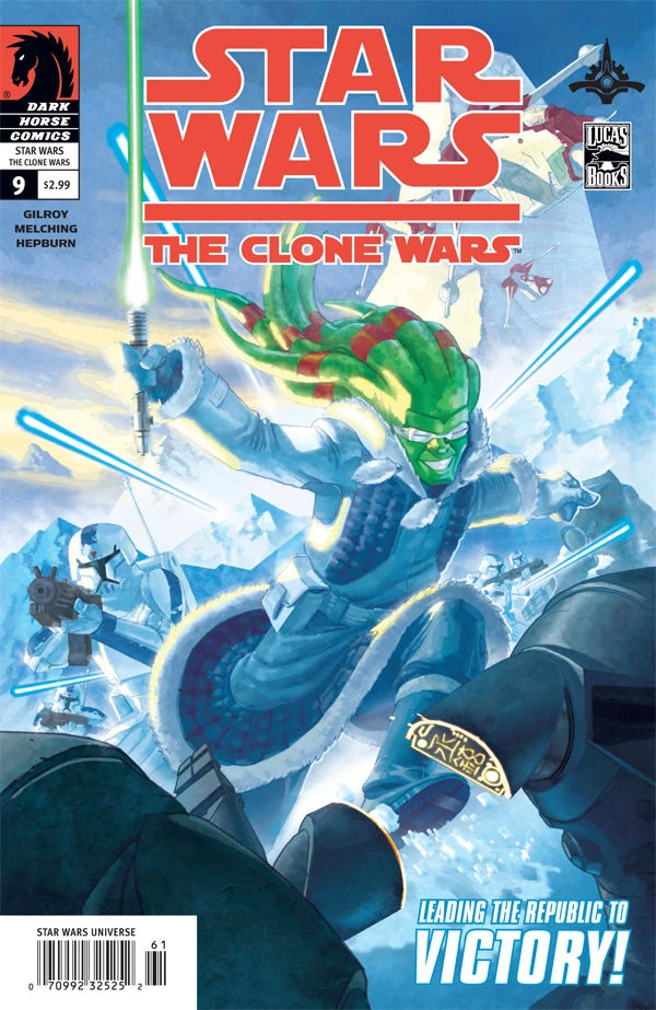 Обложка выпуска #9 The Clone Wars 9, 16 сен 2009.