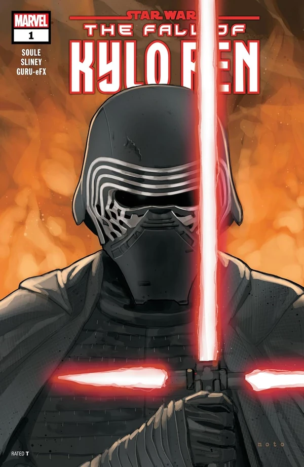 Обложка выпуска #1 The Fall of Kylo Ren 1, 12 авг 2026.