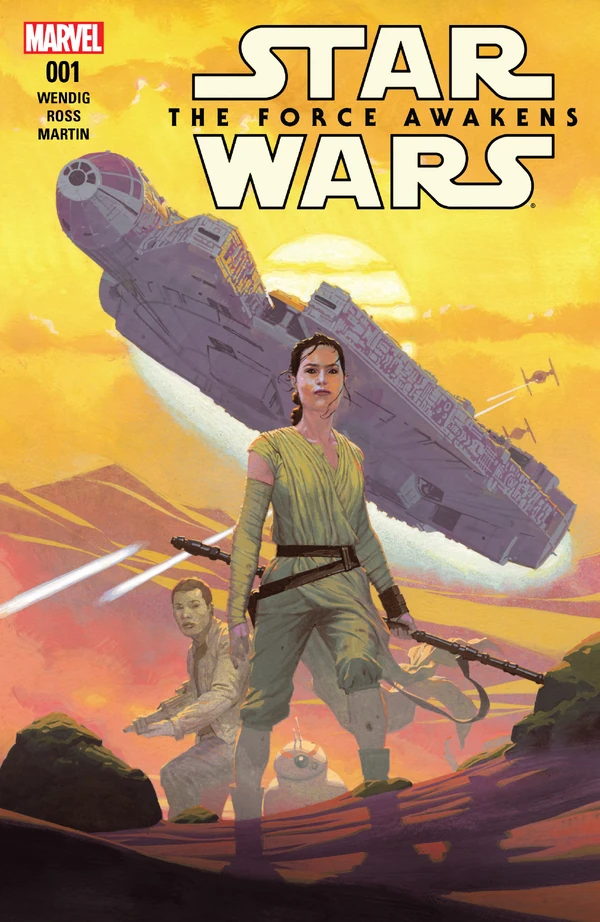 Обложка выпуска #1 The Force Awakens Adaptation 1, 22 июн 2016.