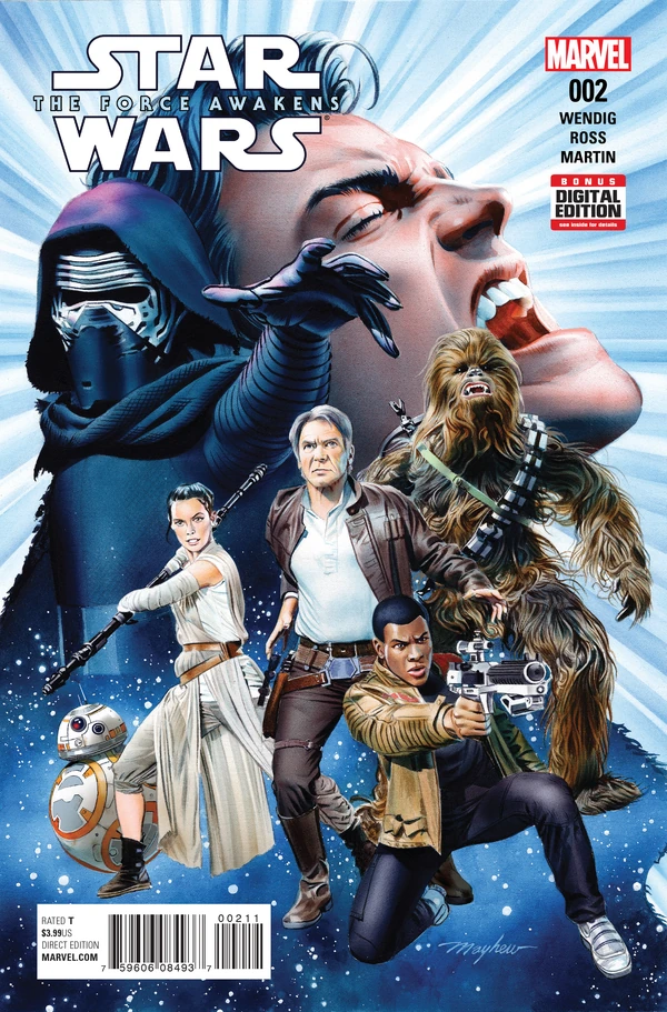 Обложка выпуска #2 The Force Awakens Adaptation 2, 27 июл 2016.