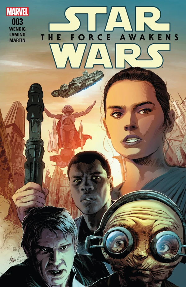 Обложка выпуска #3 The Force Awakens Adaptation 3, 24 авг 2016.