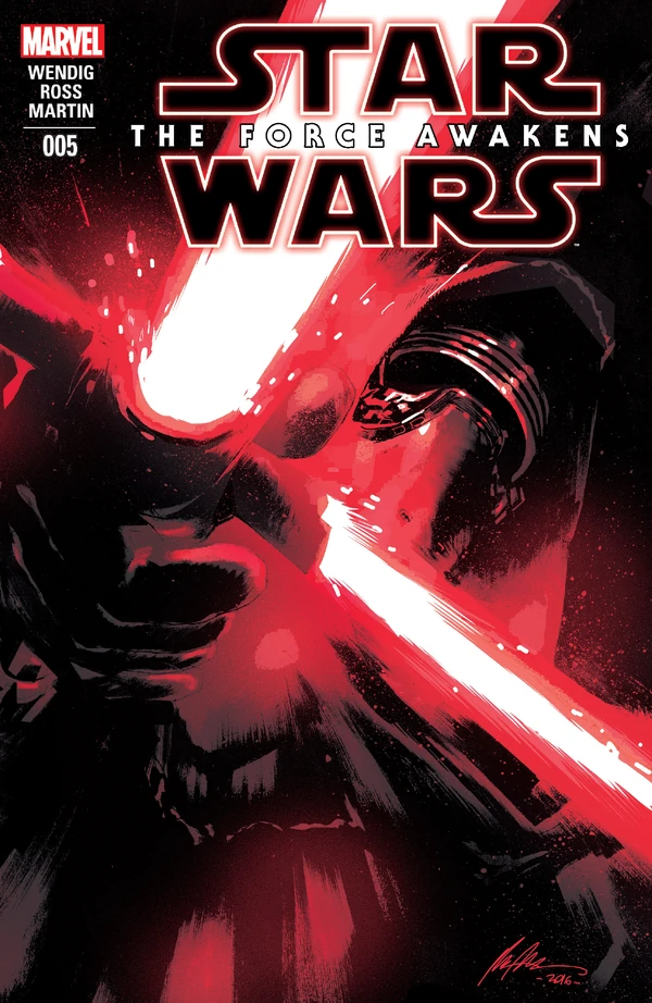 Обложка выпуска #5 The Force Awakens Adaptation 5, 12 окт 2016.