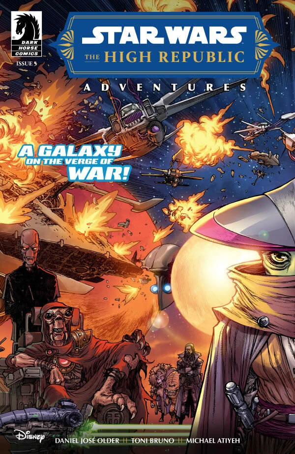 Обложка выпуска #5 The High Republic Adventures 5, 31 май 2023.