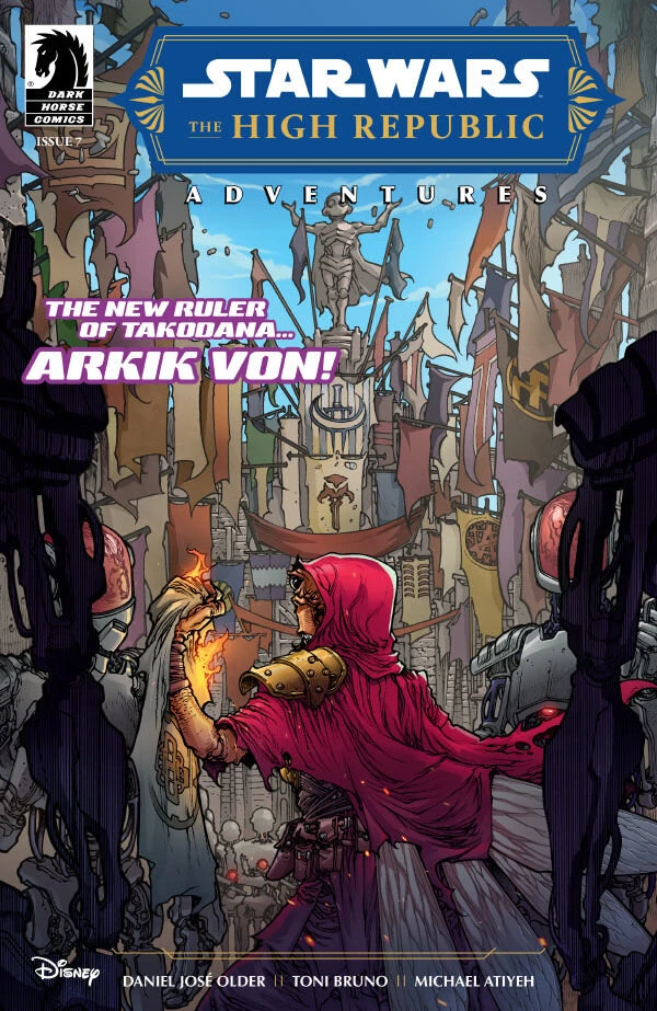 Обложка выпуска #7 The High Republic Adventures 7, 28 июн 2023.