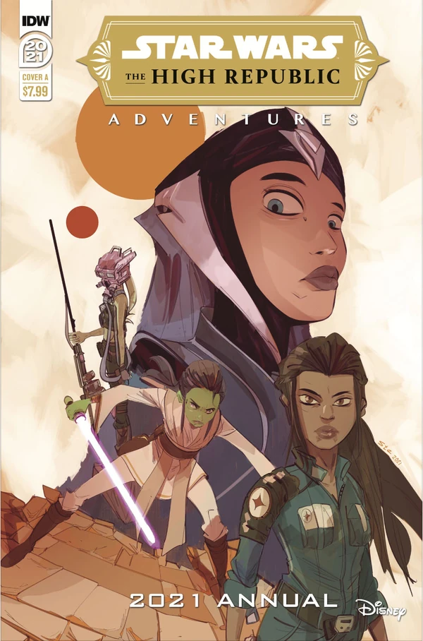 Обложка выпуска #2021 The High Republic Adventures Annual 2021, 15 дек 2021.
