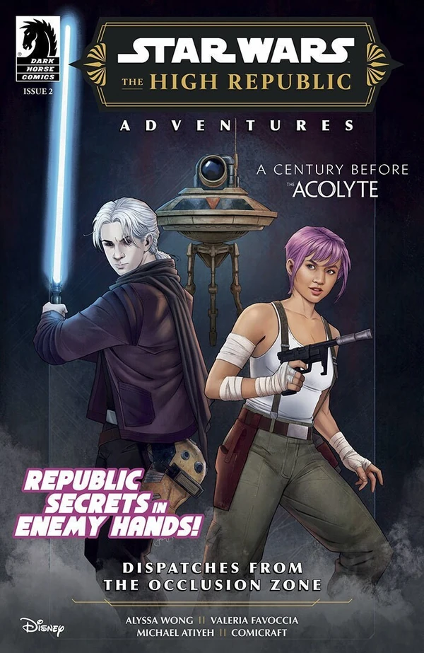 Обложка выпуска #2 The High Republic Adventures – Dispatches from the Occlusion Zone 2, 27 ноя 2024.
