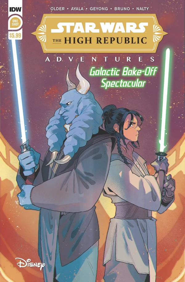 Обложка выпуска «The High Republic Adventures: Galactic Bake-Off Spectacular», 19 янв 2022.