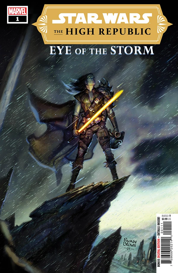 Обложка комикса Расцвет Республики: Глаз Бури (Star Wars: The High Republic: Eye of the Storm).
