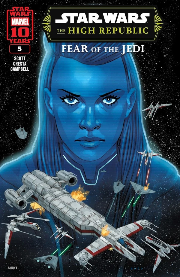 Обложка выпуска #5 The High Republic – Fear of the Jedi 5, 4 июн 2025.
