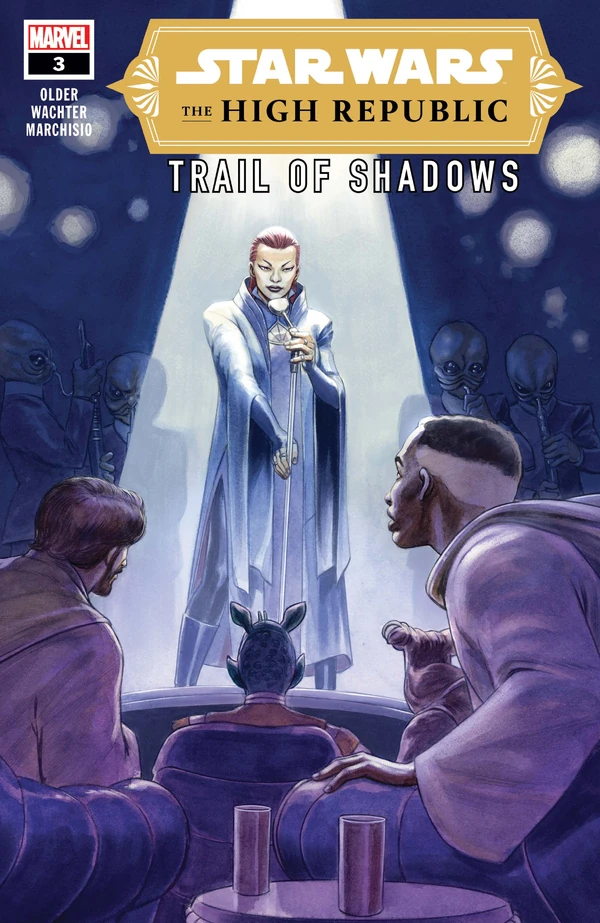 Обложка выпуска #3 The High Republic: Trail of Shadows 3, 22 дек 2021.