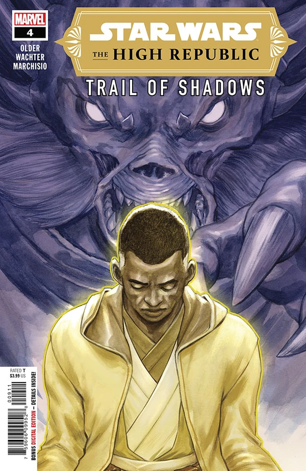 Обложка выпуска #4 The High Republic: Trail of Shadows 4, 26 янв 2022.