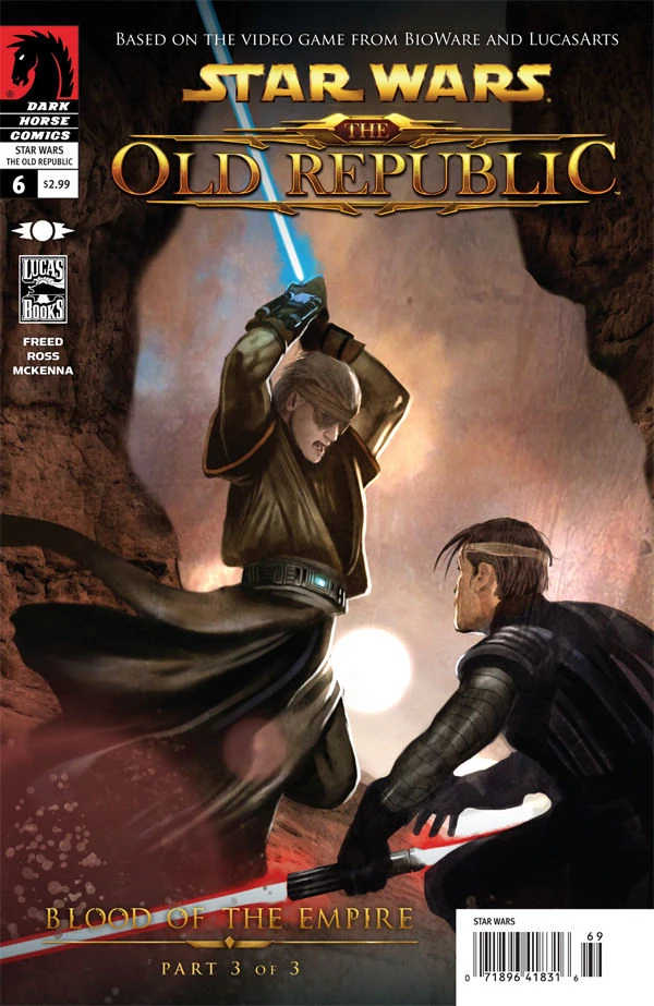 Обложка выпуска #6 The Old Republic 6, 2 дек 2010.