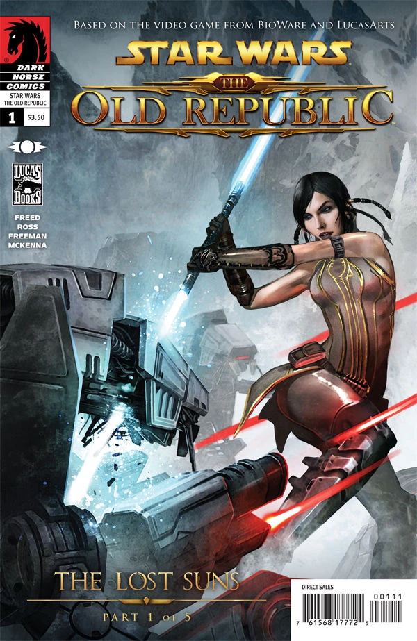 Обложка выпуска #1 The Old Republic — The Lost Suns 1, 8 июн 2011.