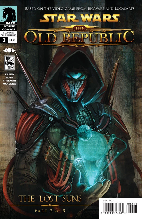 Обложка выпуска #2 The Old Republic — The Lost Suns 2, 20 июл 2011.