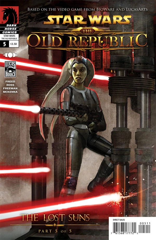Обложка выпуска #5 The Old Republic — The Lost Suns 5, 12 окт 2011.
