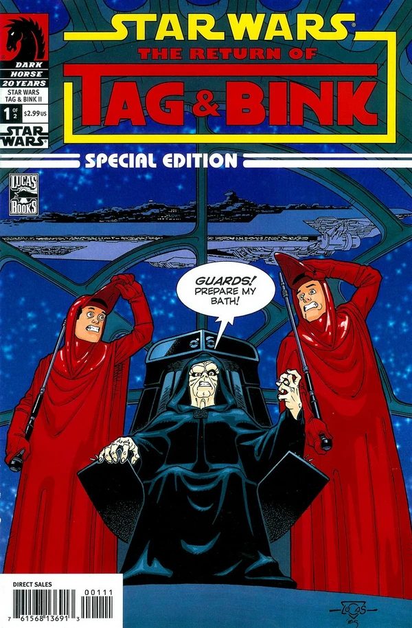 Обложка выпуска #1 The Return of Tag & Bink: Special Edition, 29 мар 2006.