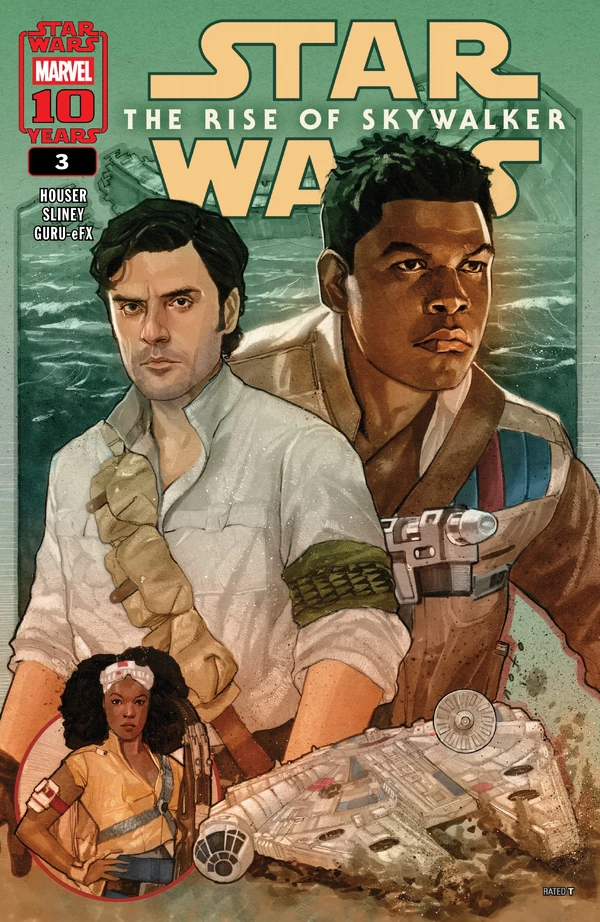 Обложка выпуска #3 The Rise of Skywalker Adaptation 3, 30 апр 2025.