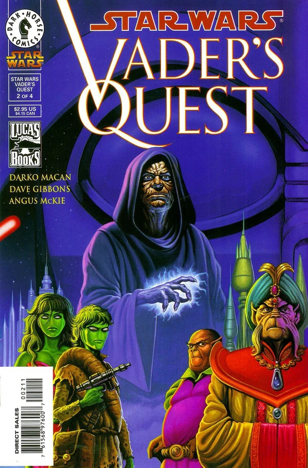 Обложка выпуска #2 Vader's Quest 2, 17 мар 1999.