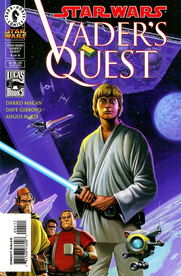 Обложка выпуска #4 Vader's Quest 4, 19 май 1999.