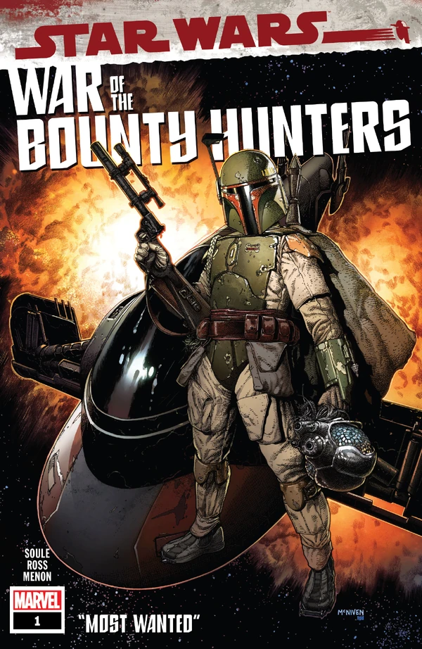 Обложка выпуска #1 War of the Bounty Hunters 1, 2 июн 2021.