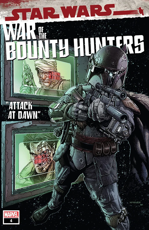 Обложка выпуска #4 War of the Bounty Hunters 4, 8 сен 2021.