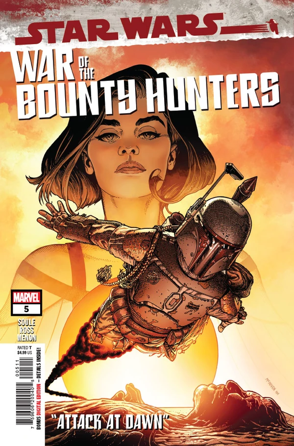 Обложка выпуска #5 War of the Bounty Hunters 5, 13 окт 2021.